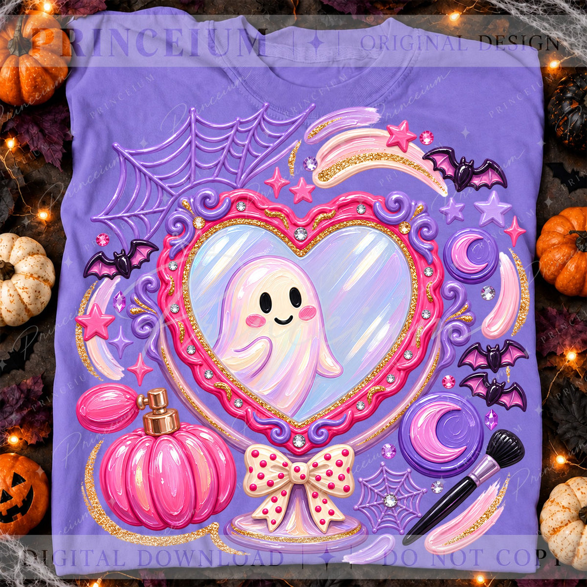 Kawaii Ghost Vanity Mirror