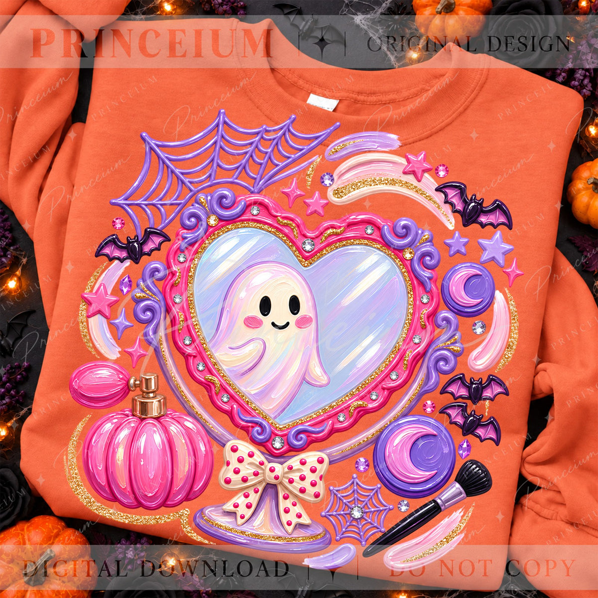 Kawaii Ghost Vanity Mirror