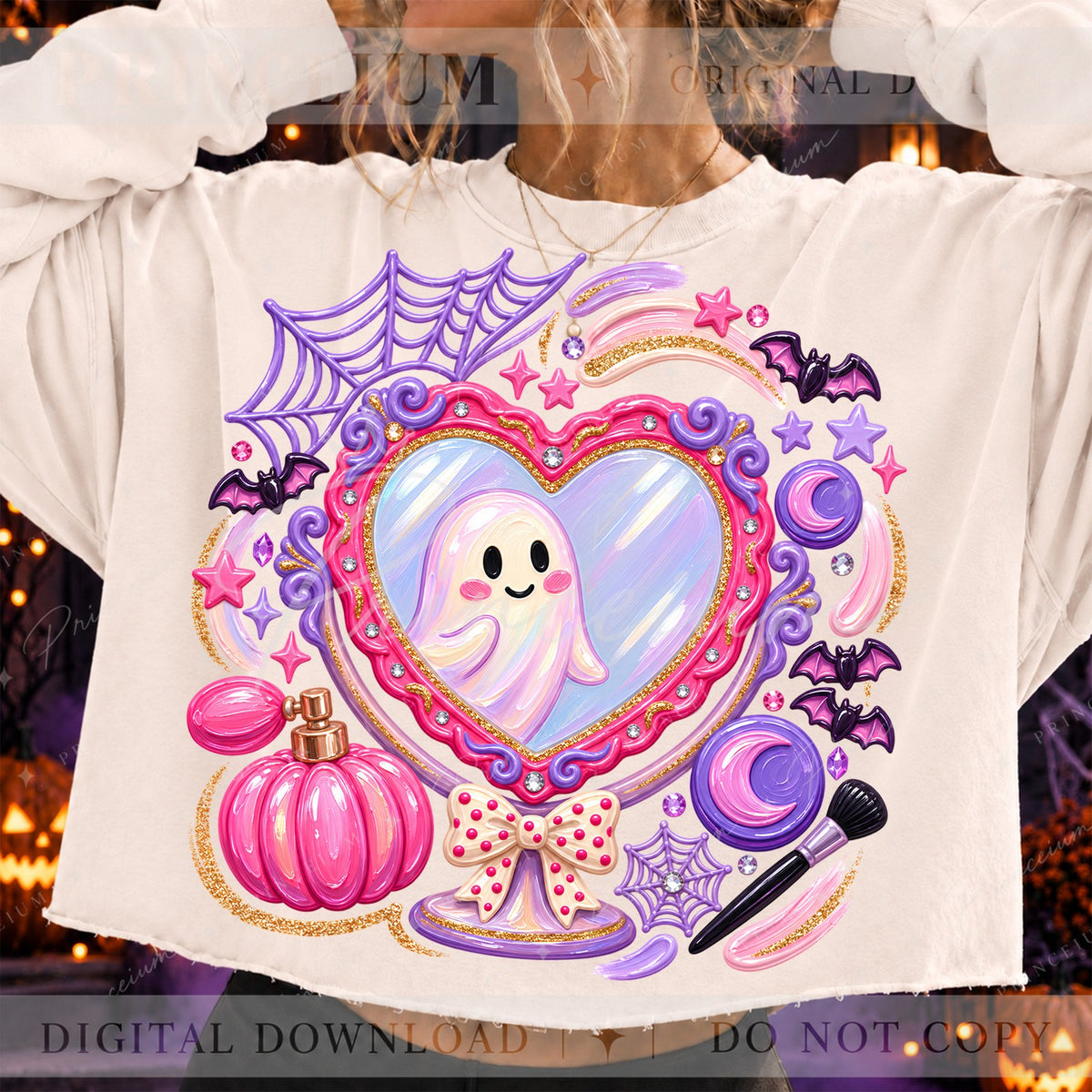 Kawaii Ghost Vanity Mirror