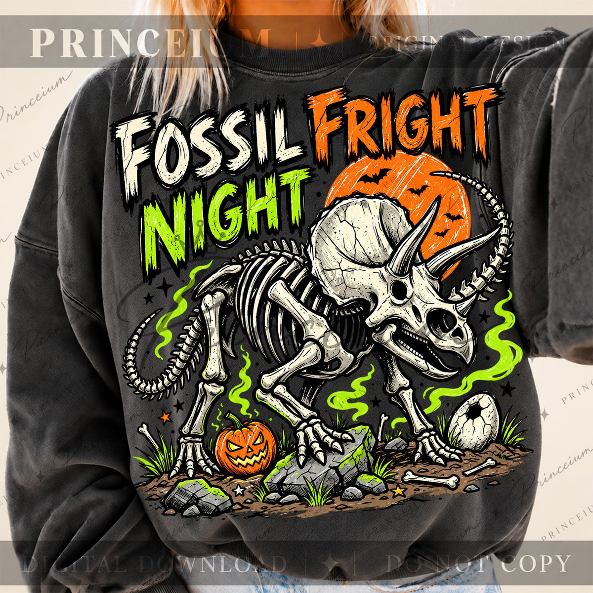 Fossil Fright Night Dinosaur