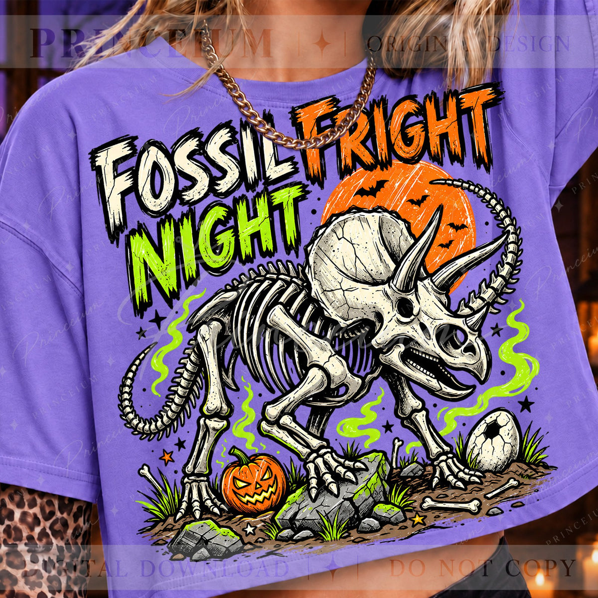 Fossil Fright Night Dinosaur