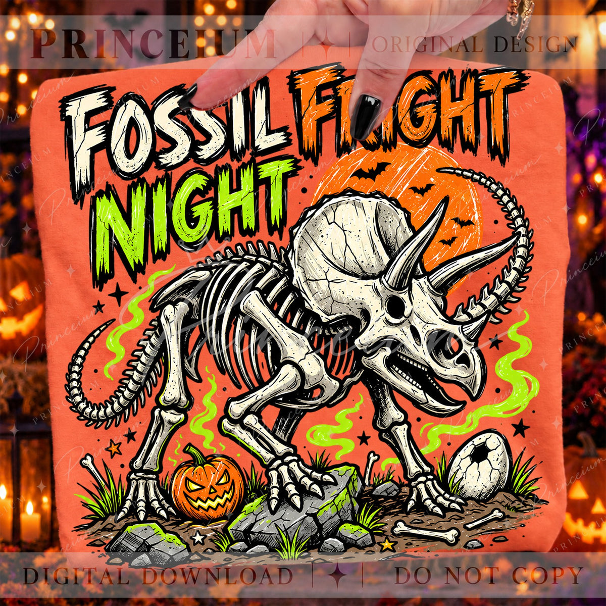 Fossil Fright Night Dinosaur
