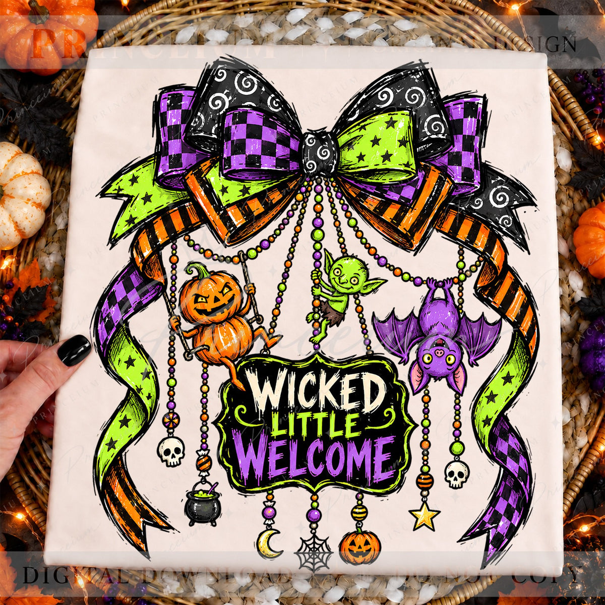 Wicked Little Welcome Bow