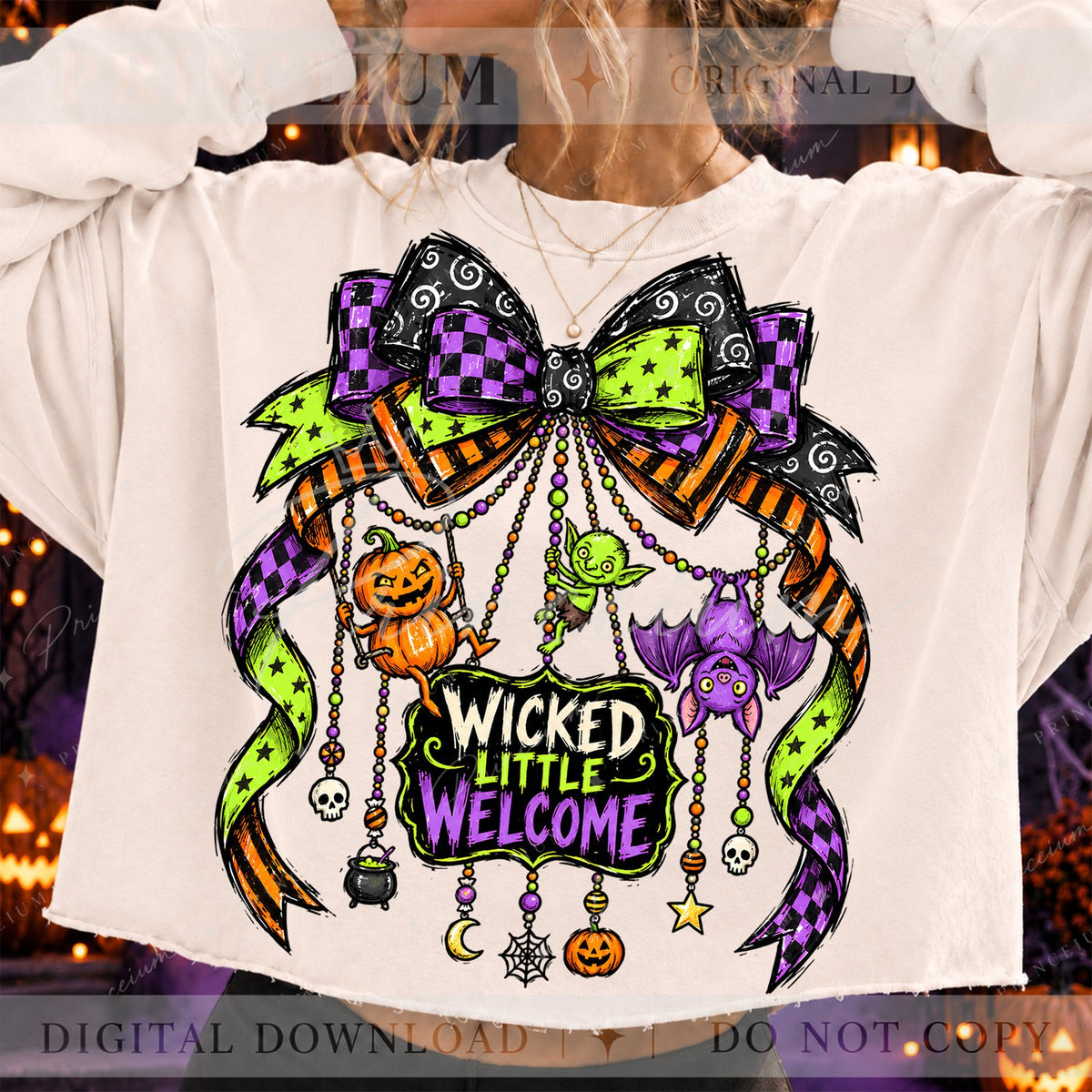 Wicked Little Welcome Bow