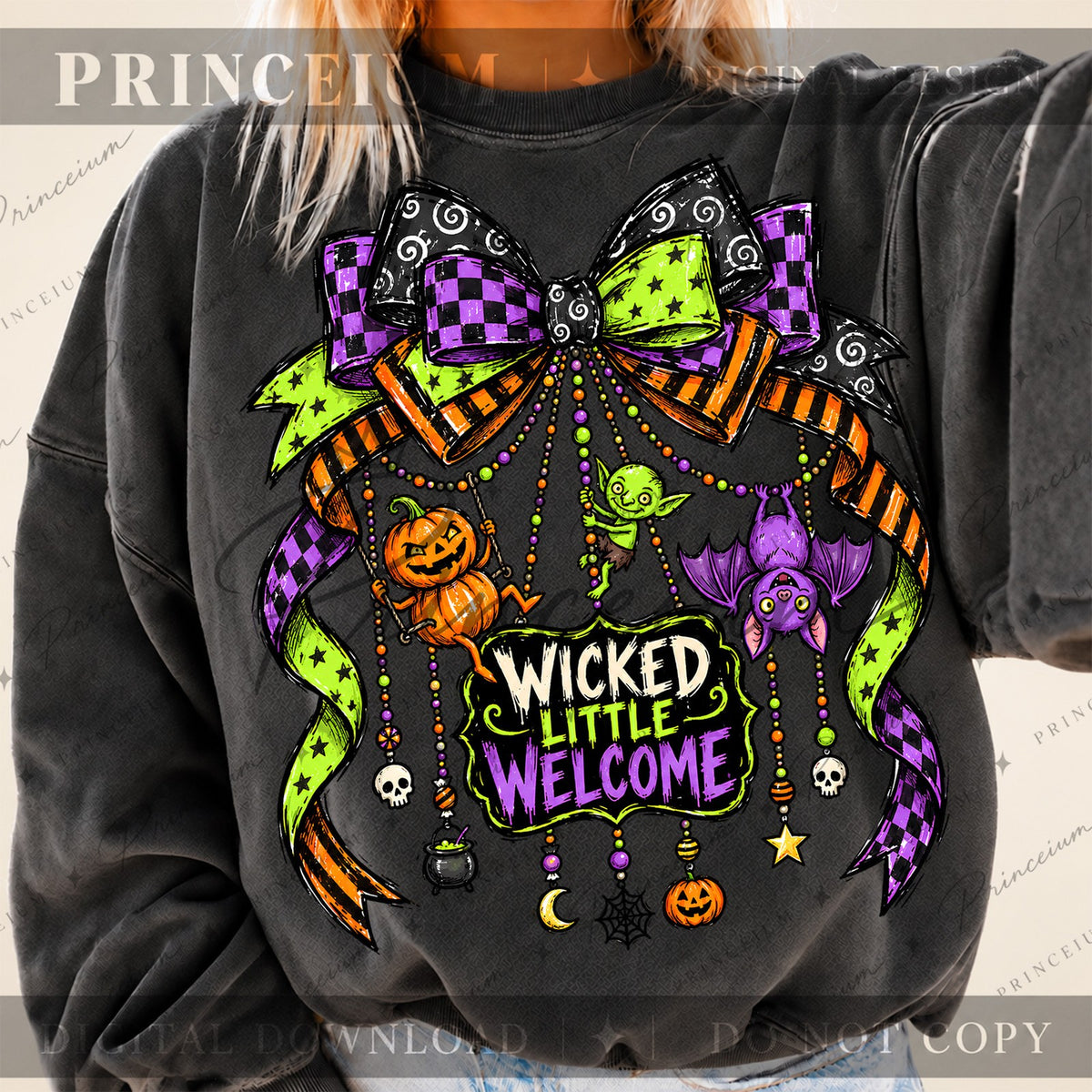 Wicked Little Welcome Bow