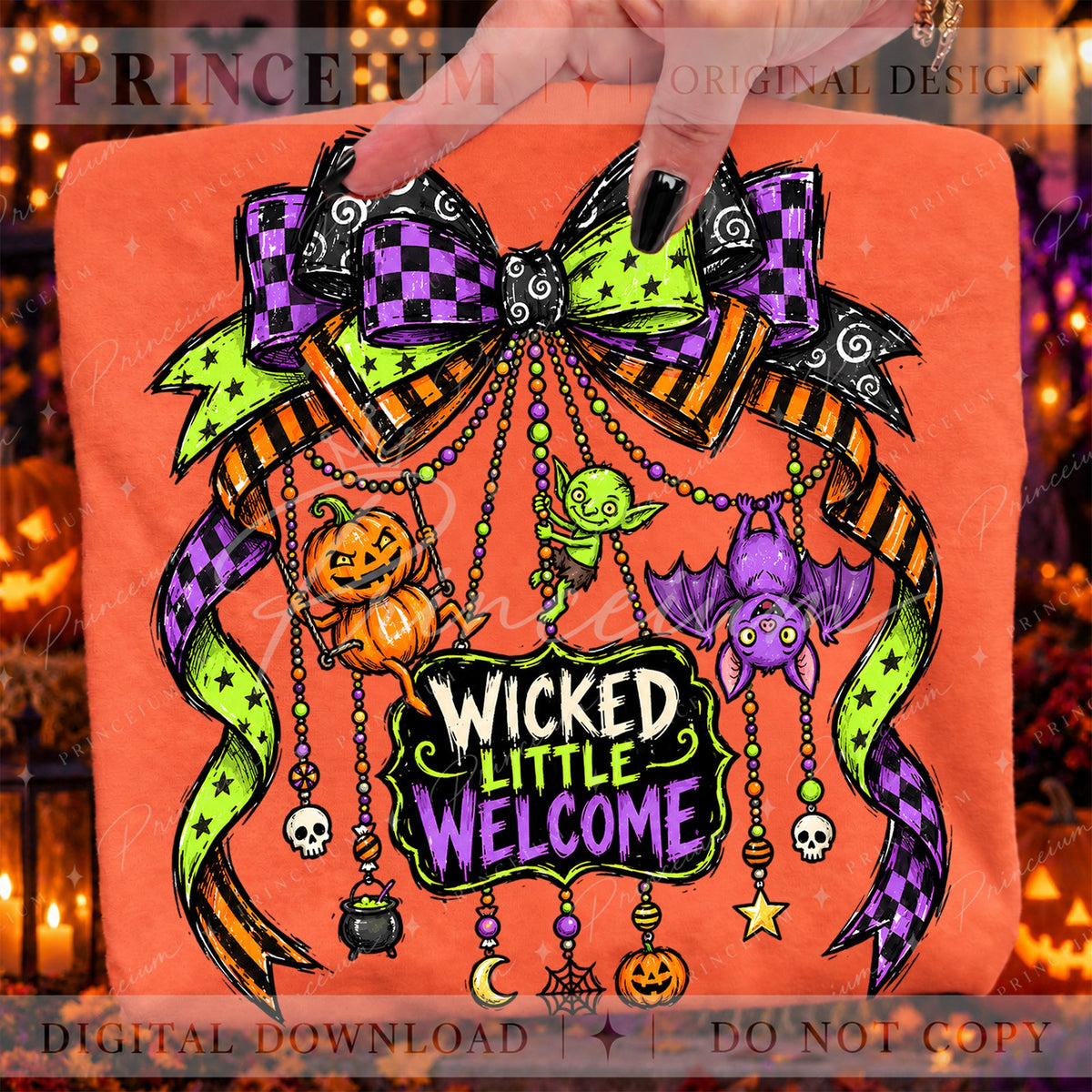 Wicked Little Welcome Bow