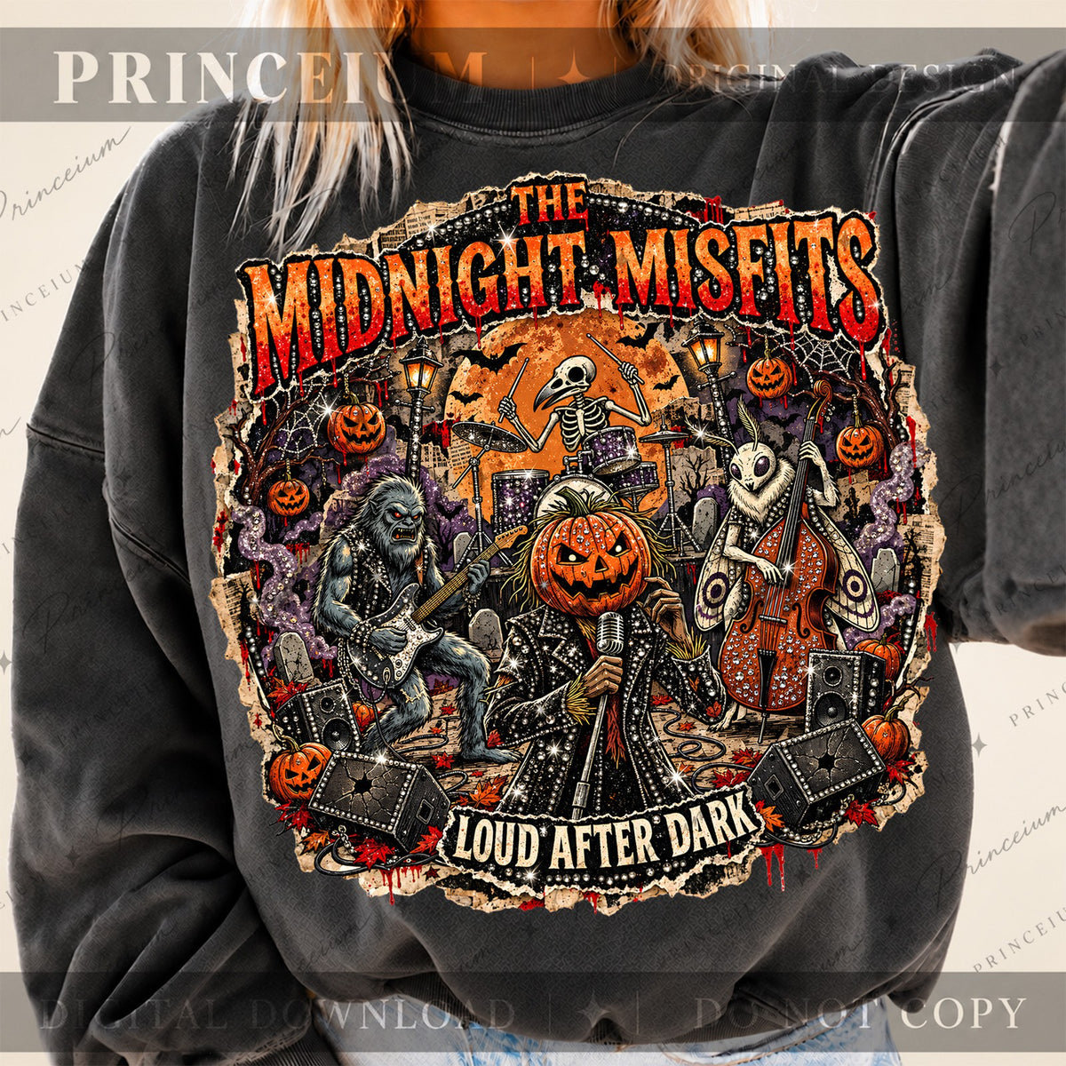 The Midnight Misfits Halloween Band