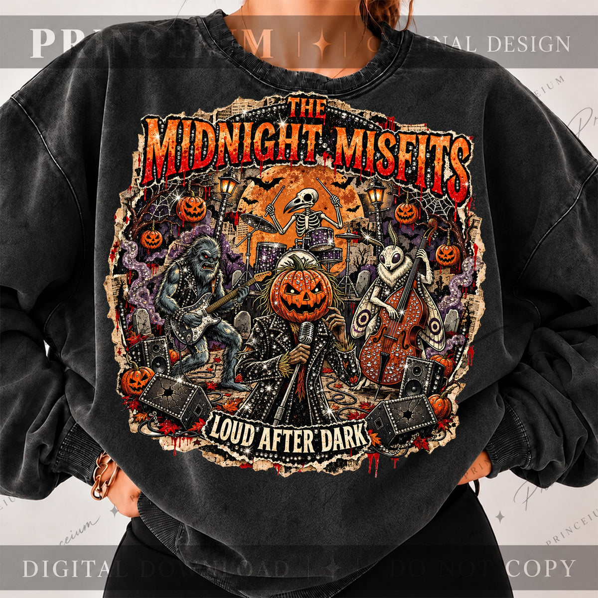 The Midnight Misfits Halloween Band