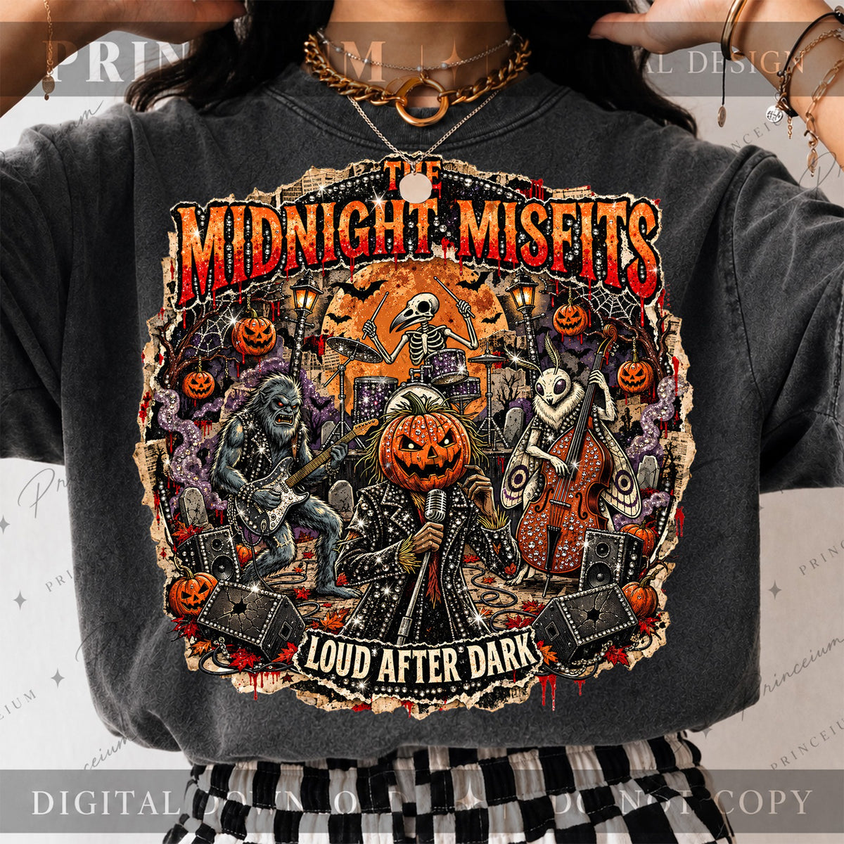 The Midnight Misfits Halloween Band