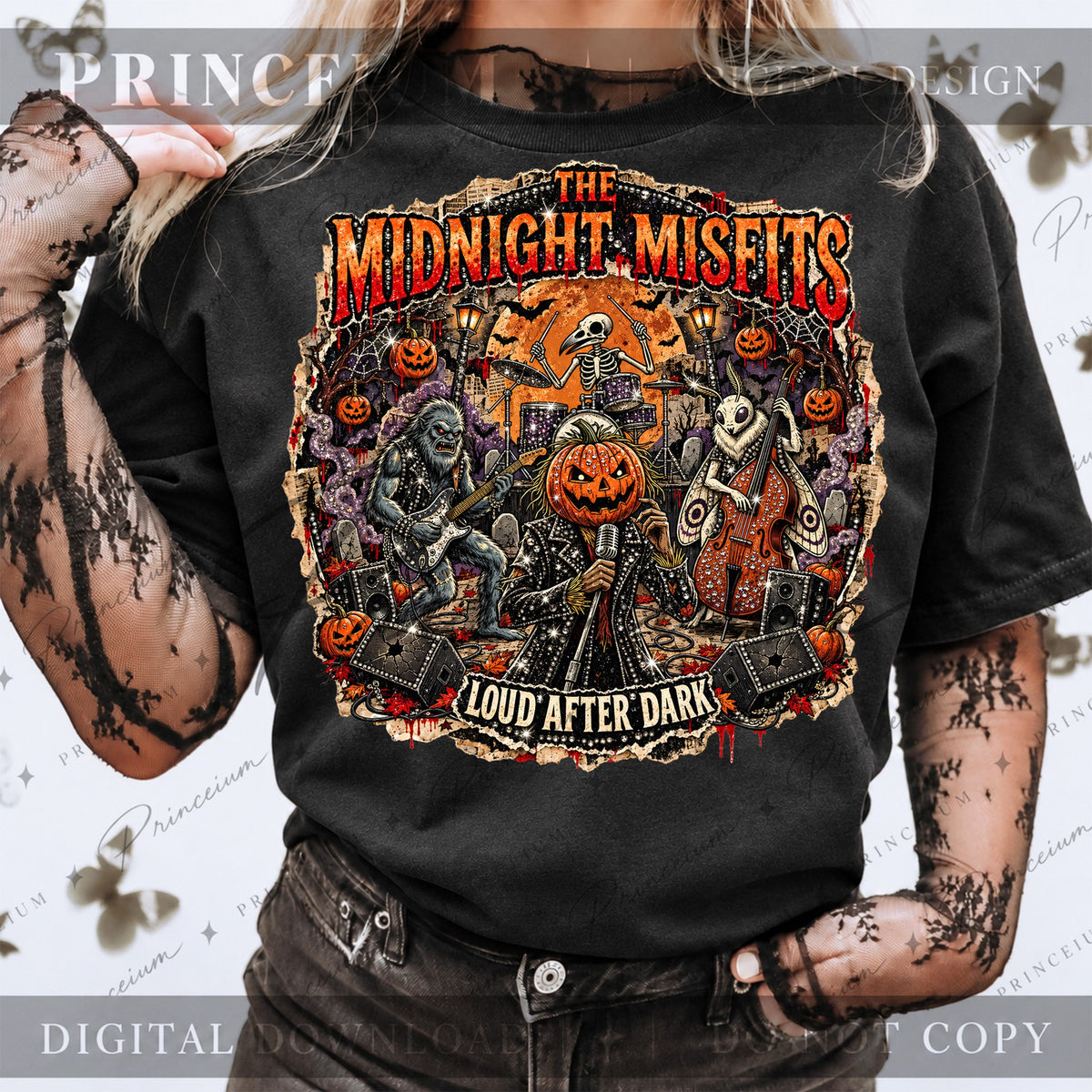 The Midnight Misfits Halloween Band