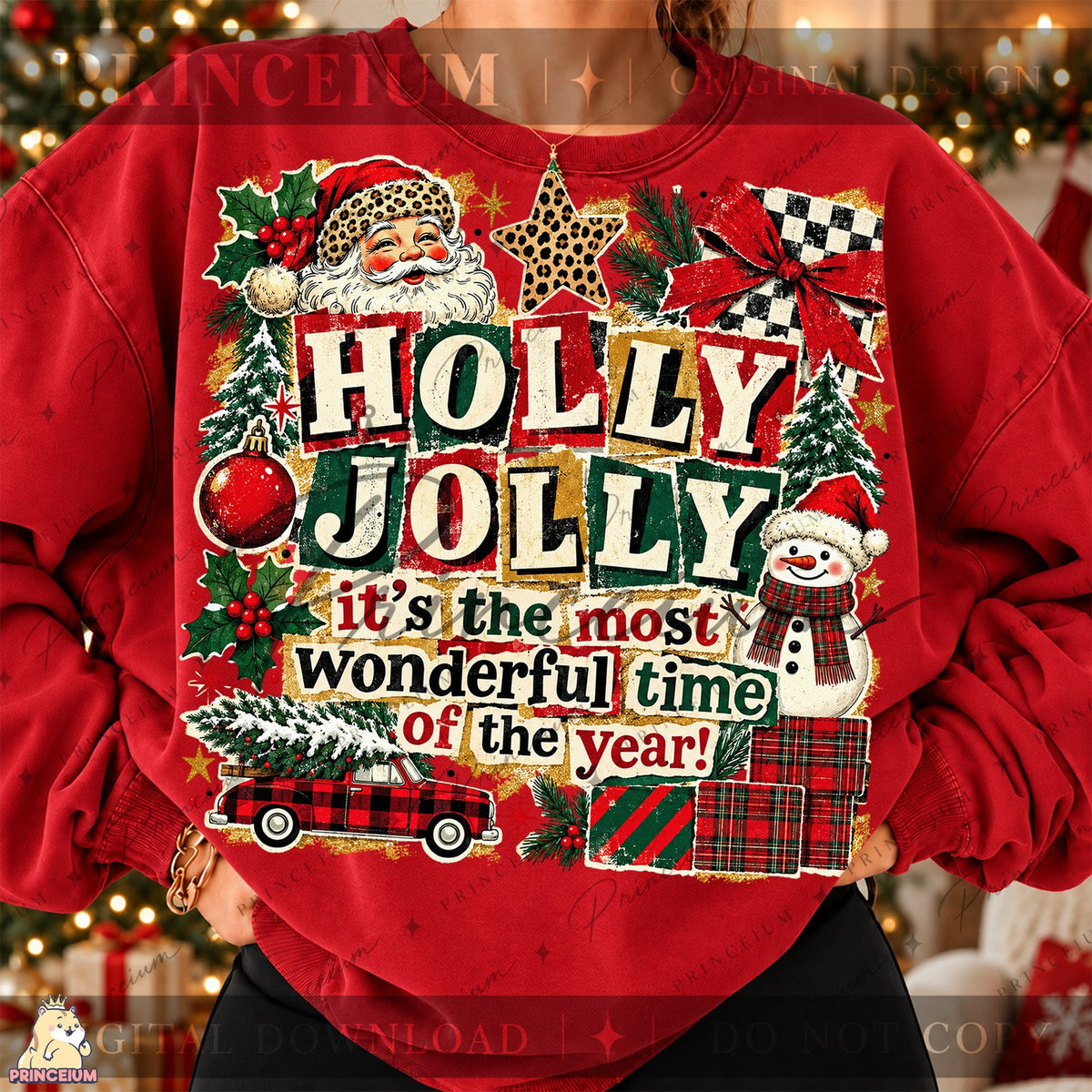 Holly Jolly Vintage Santa