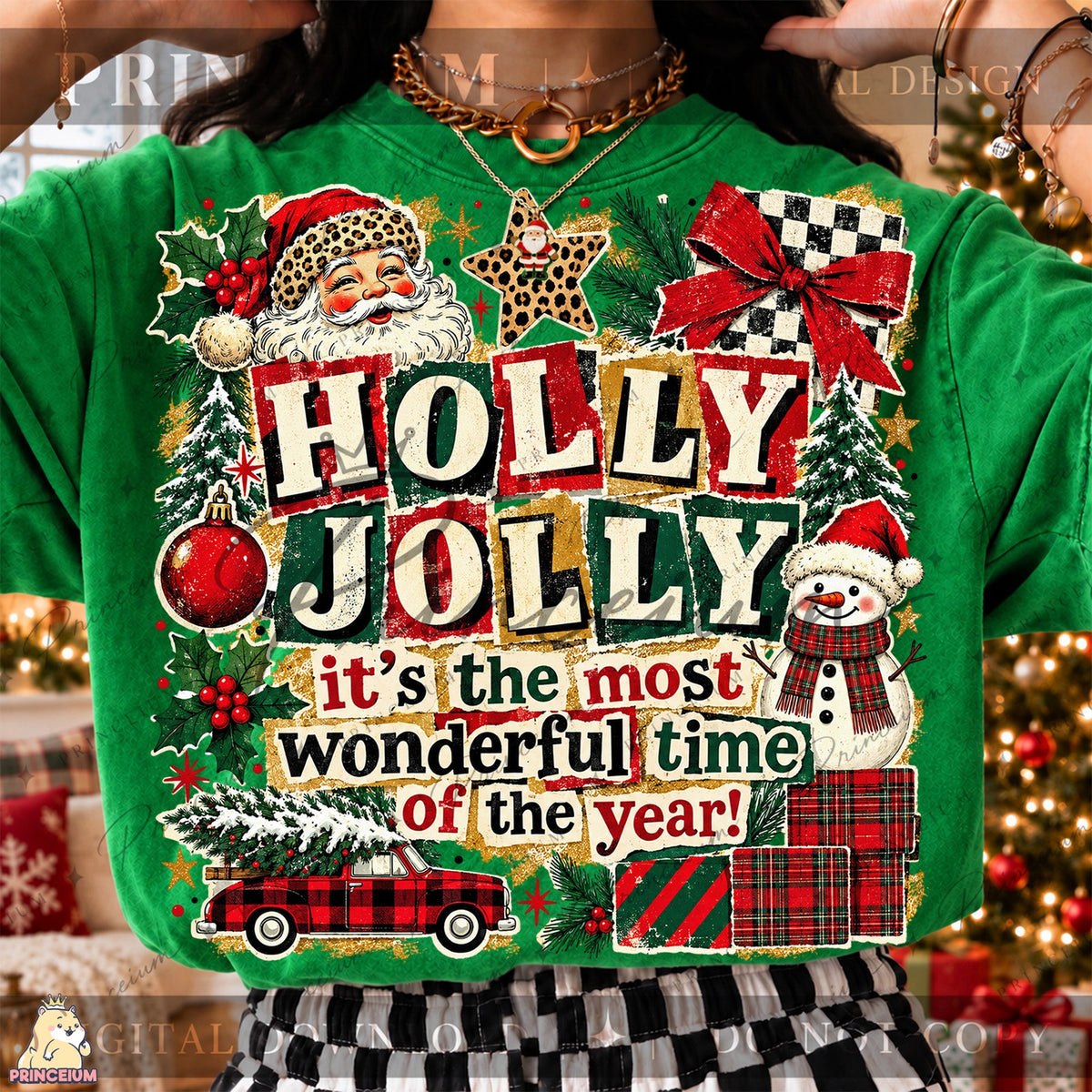 Holly Jolly Vintage Santa