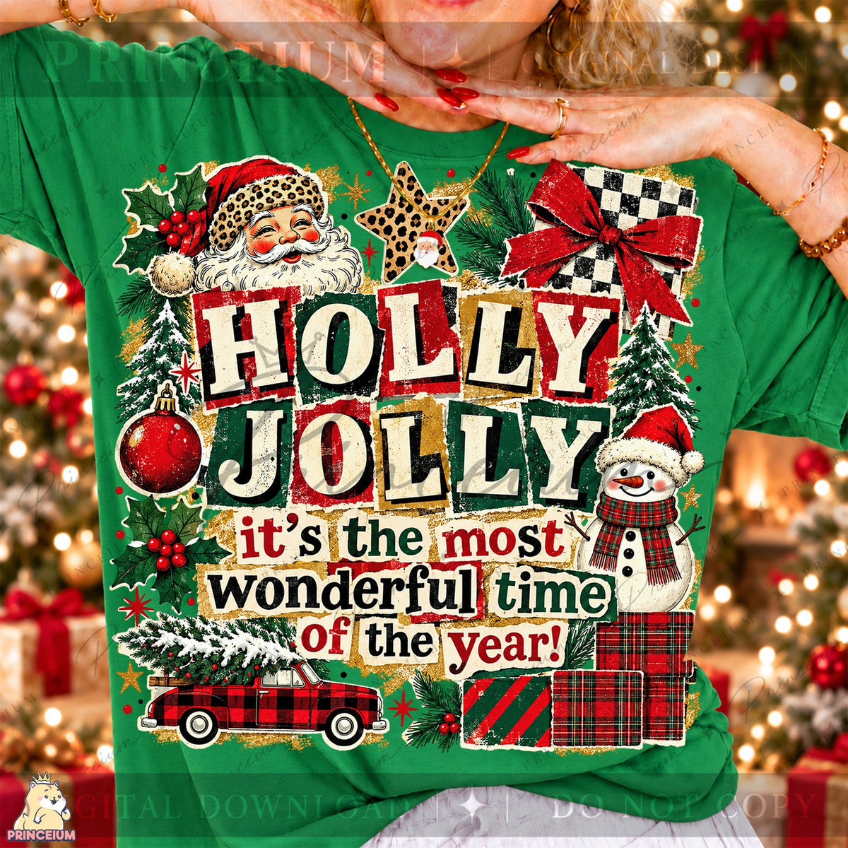Holly Jolly Vintage Santa