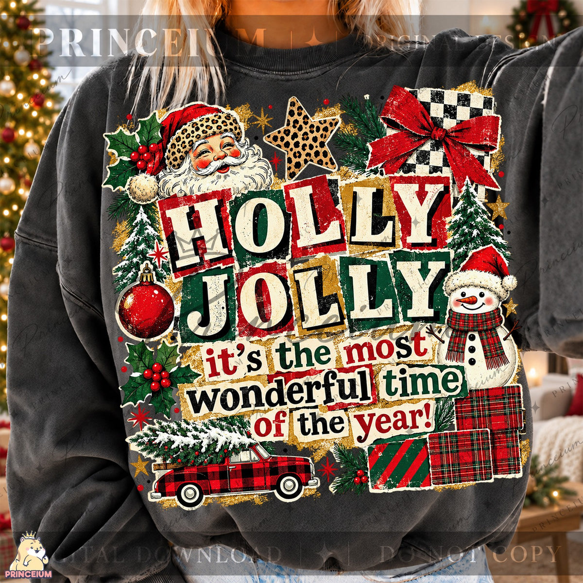 Holly Jolly Vintage Santa