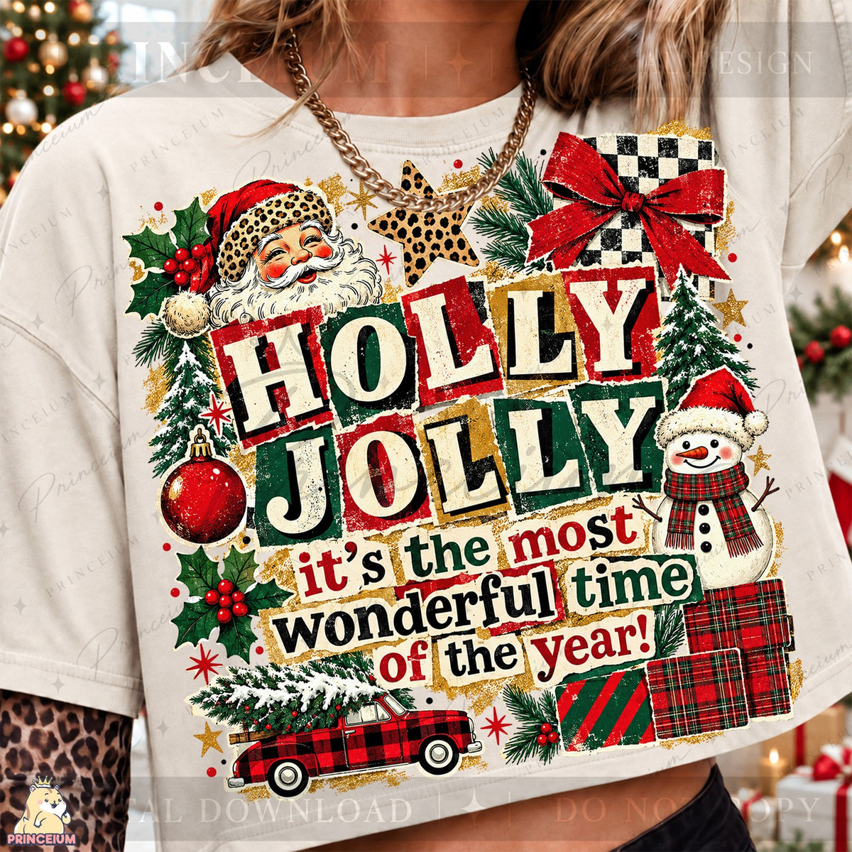 Holly Jolly Vintage Santa