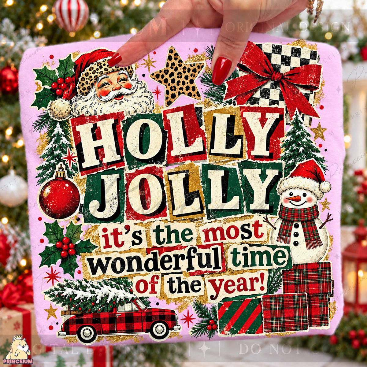 Holly Jolly Vintage Santa