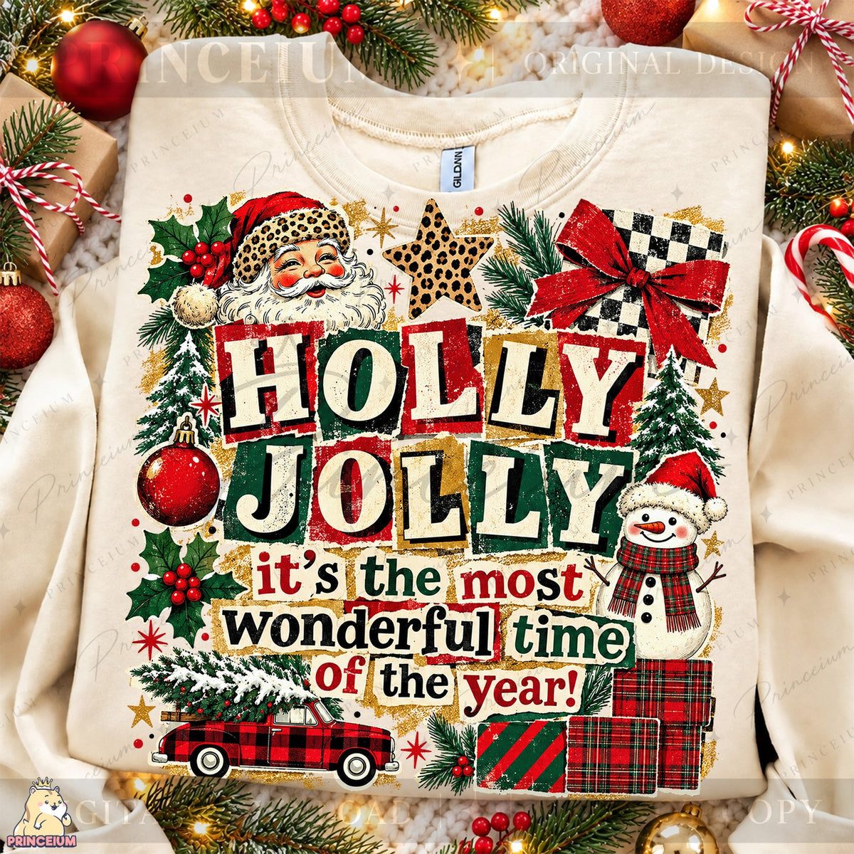 Holly Jolly Vintage Santa