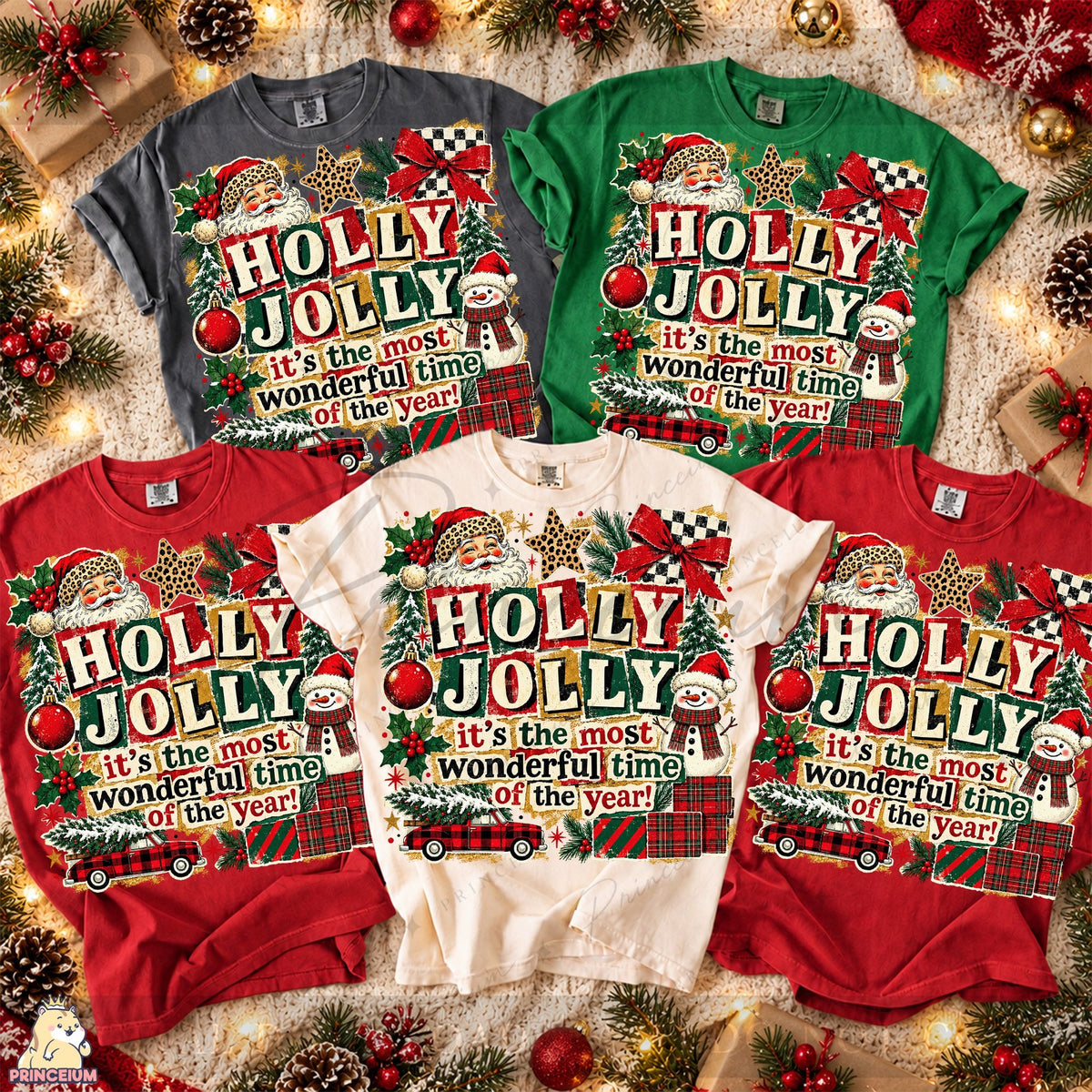 Holly Jolly Vintage Santa