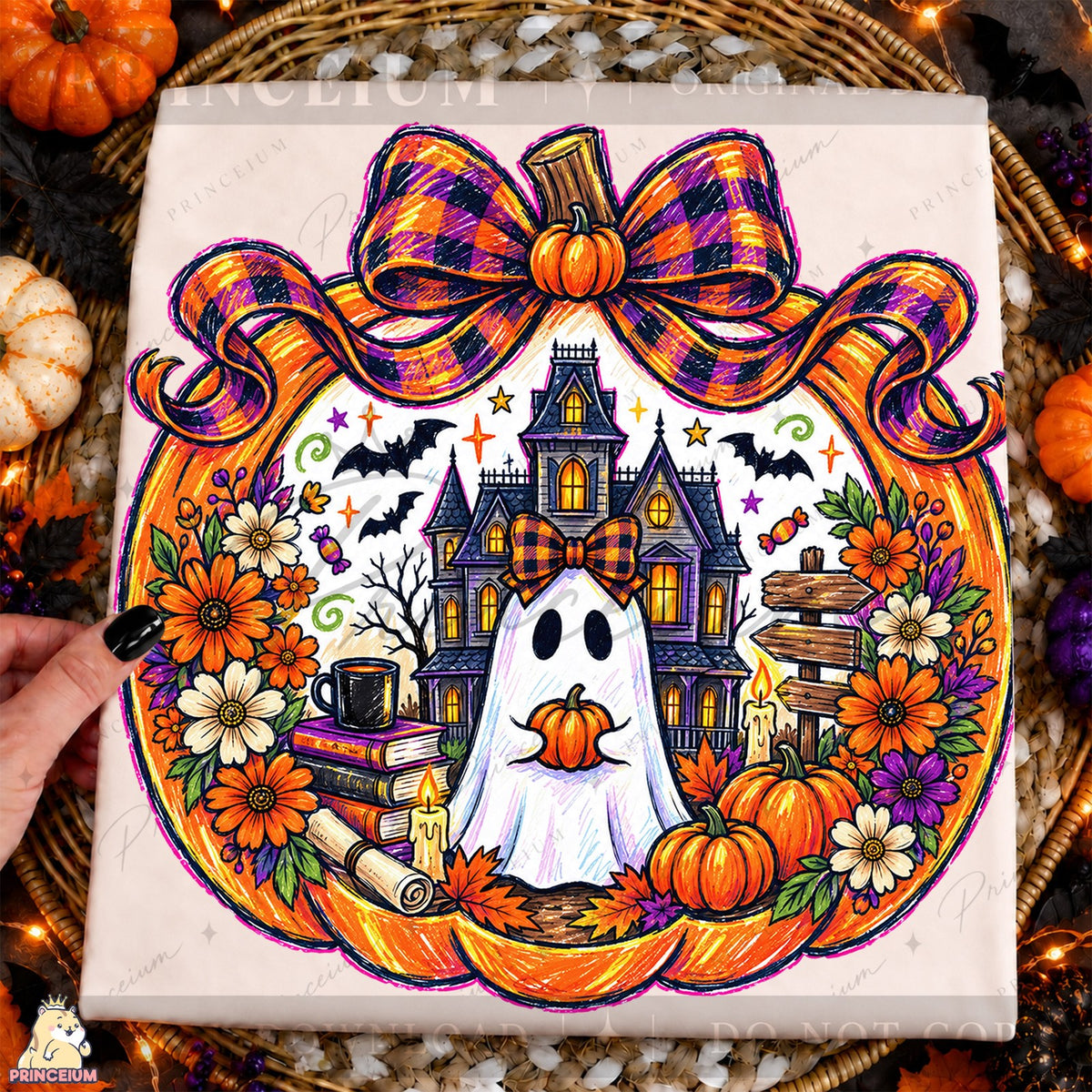 Pumpkin Ghost Haunted House