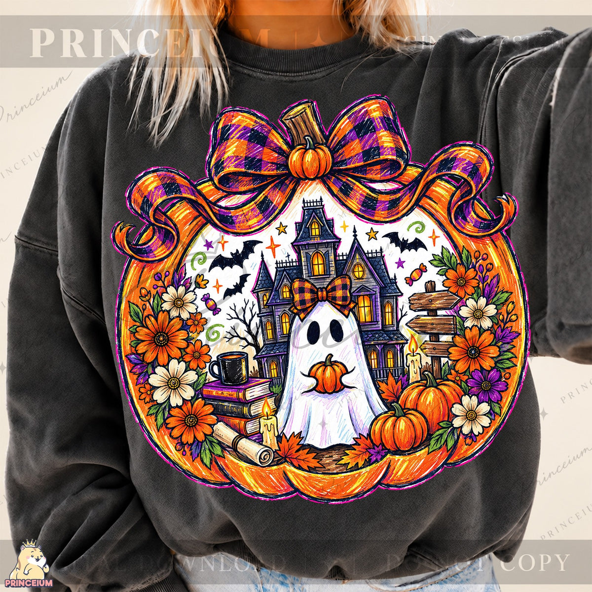 Pumpkin Ghost Haunted House