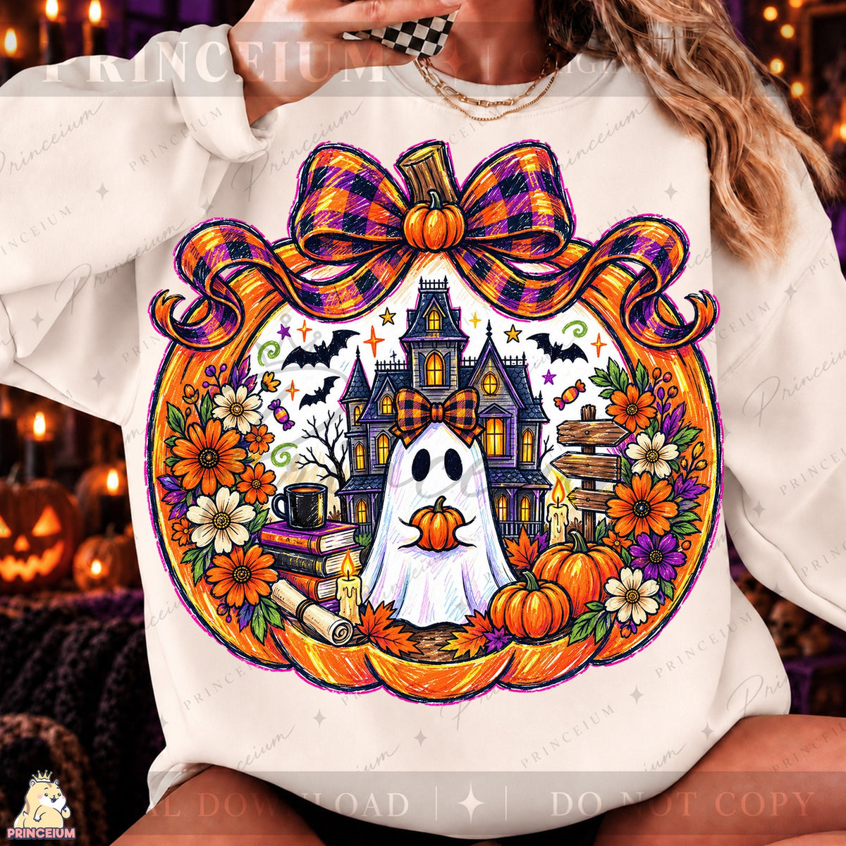 Pumpkin Ghost Haunted House