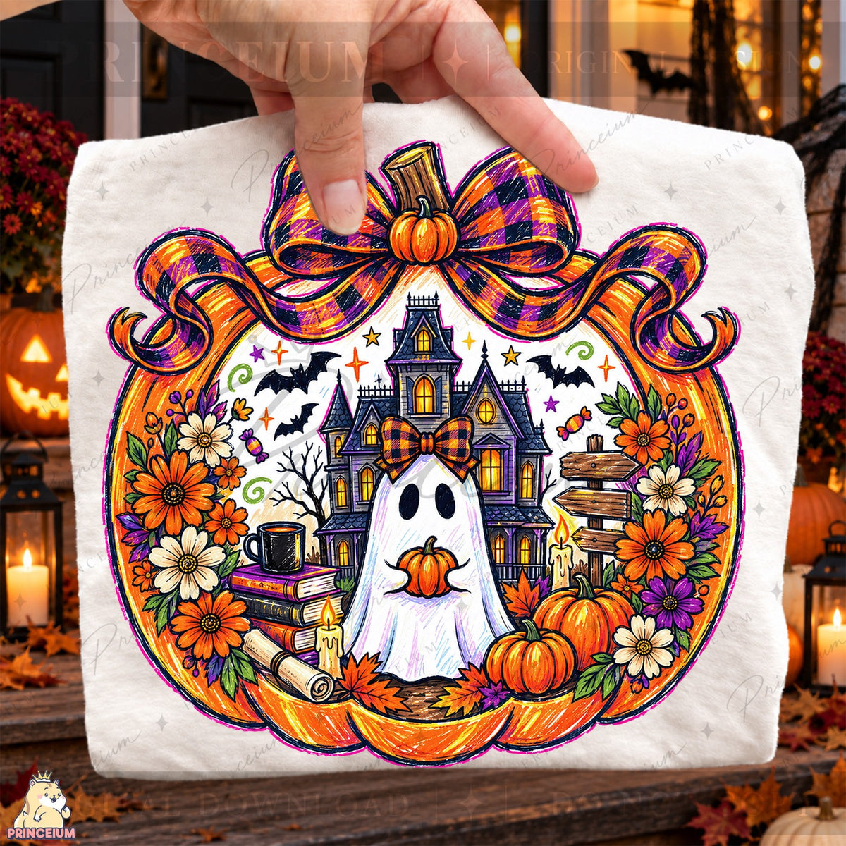 Pumpkin Ghost Haunted House