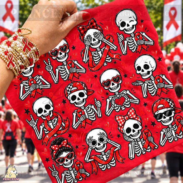 Red Ribbon Skeleton Squad