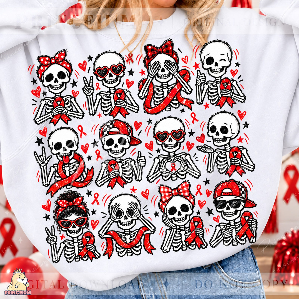 Red Ribbon Skeleton Squad