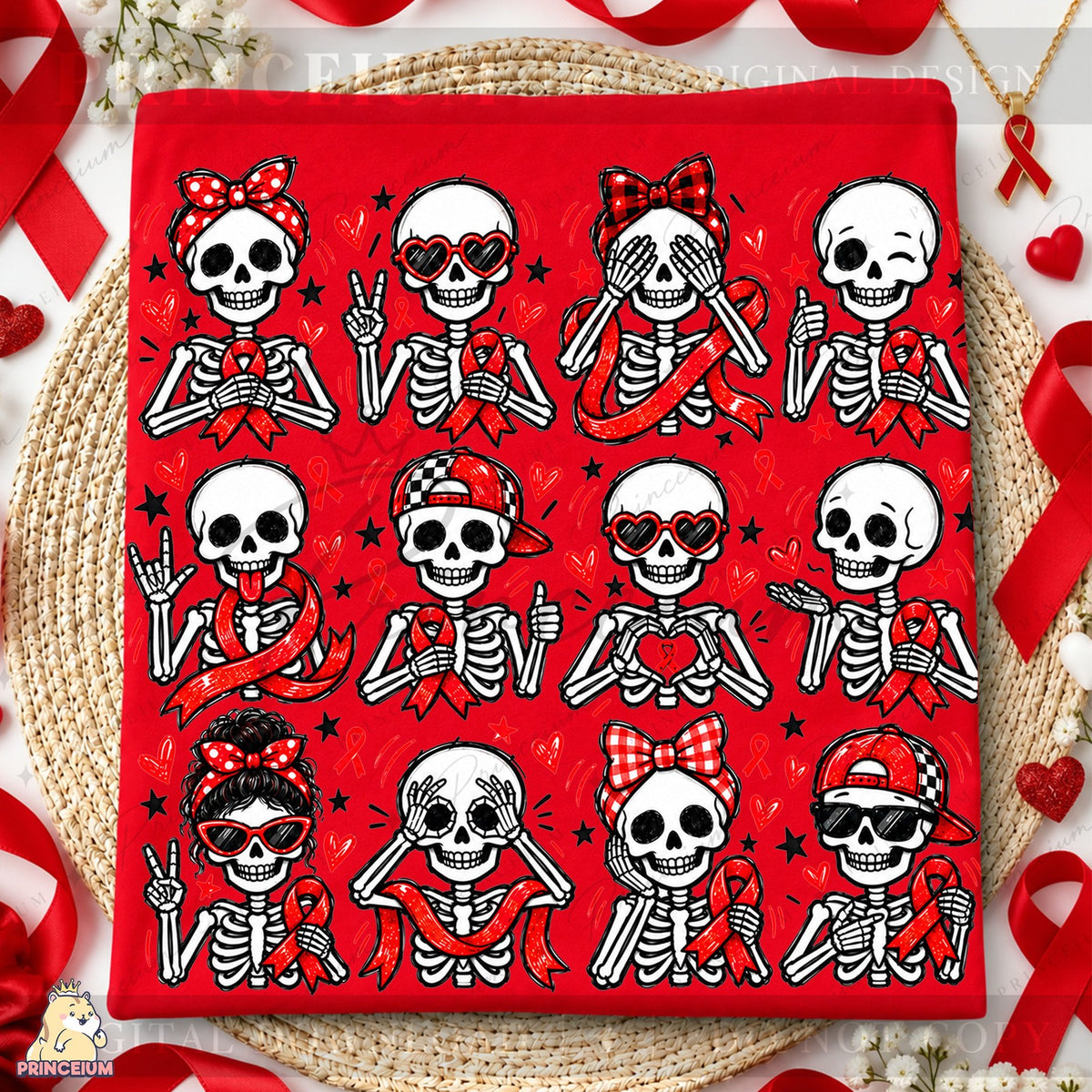 Red Ribbon Skeleton Squad