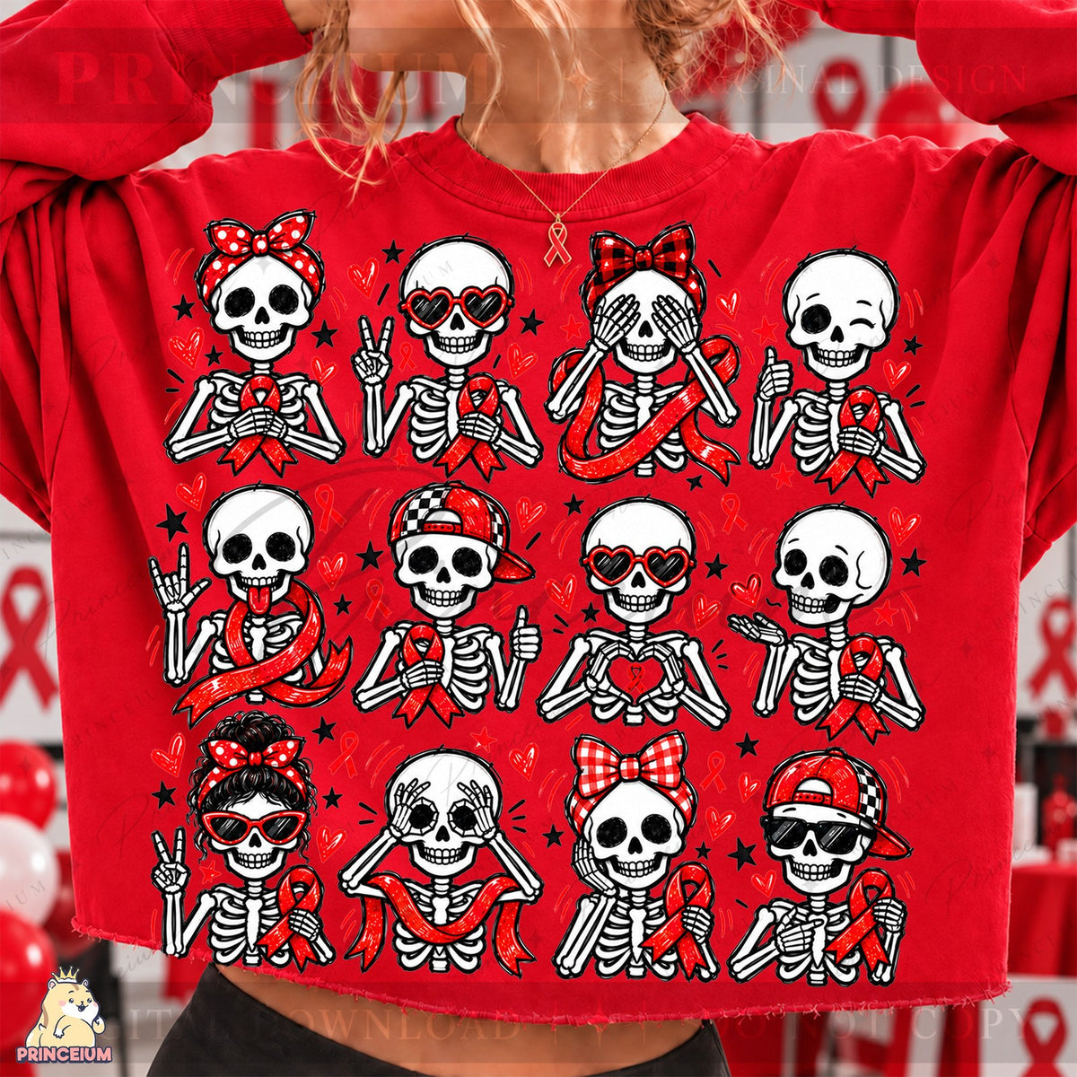 Red Ribbon Skeleton Squad