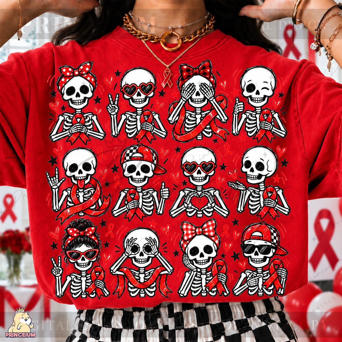 Red Ribbon Skeleton Squad