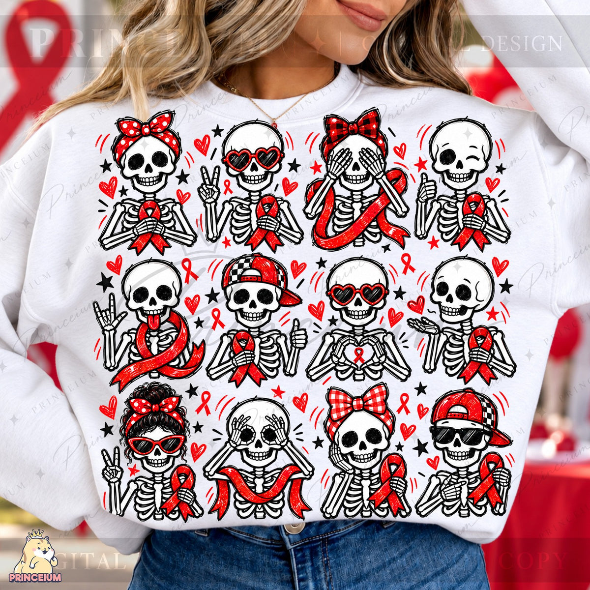 Red Ribbon Skeleton Squad