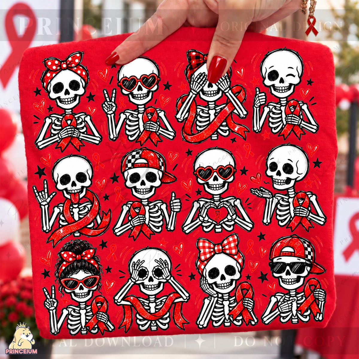 Red Ribbon Skeleton Squad