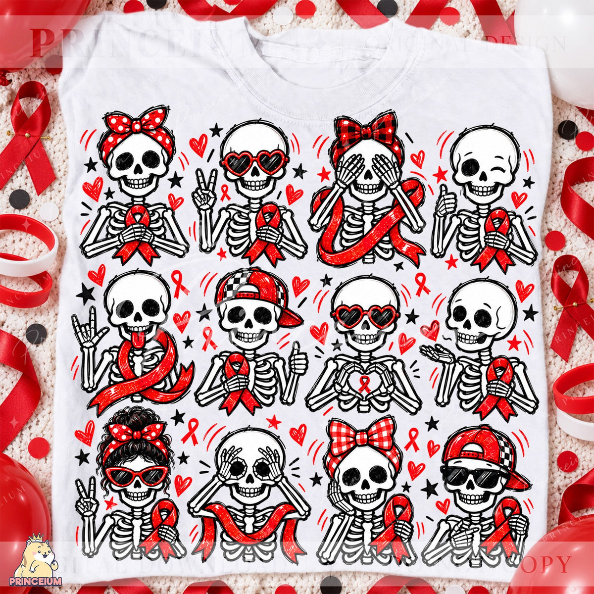 Red Ribbon Skeleton Squad