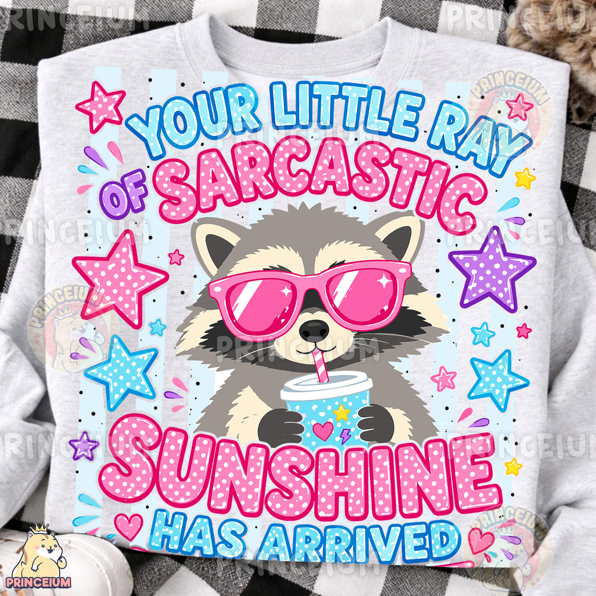 Your Little Ray of Sarcastic Sunshine Sublimation Design PNG |  Raccoon Digital Download