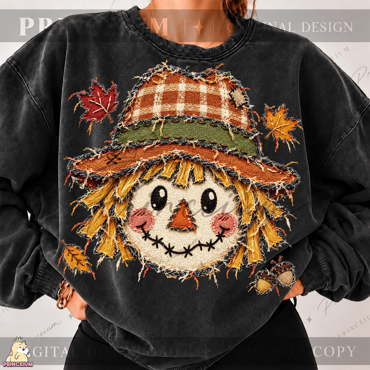Cozy Autumn Scarecrow