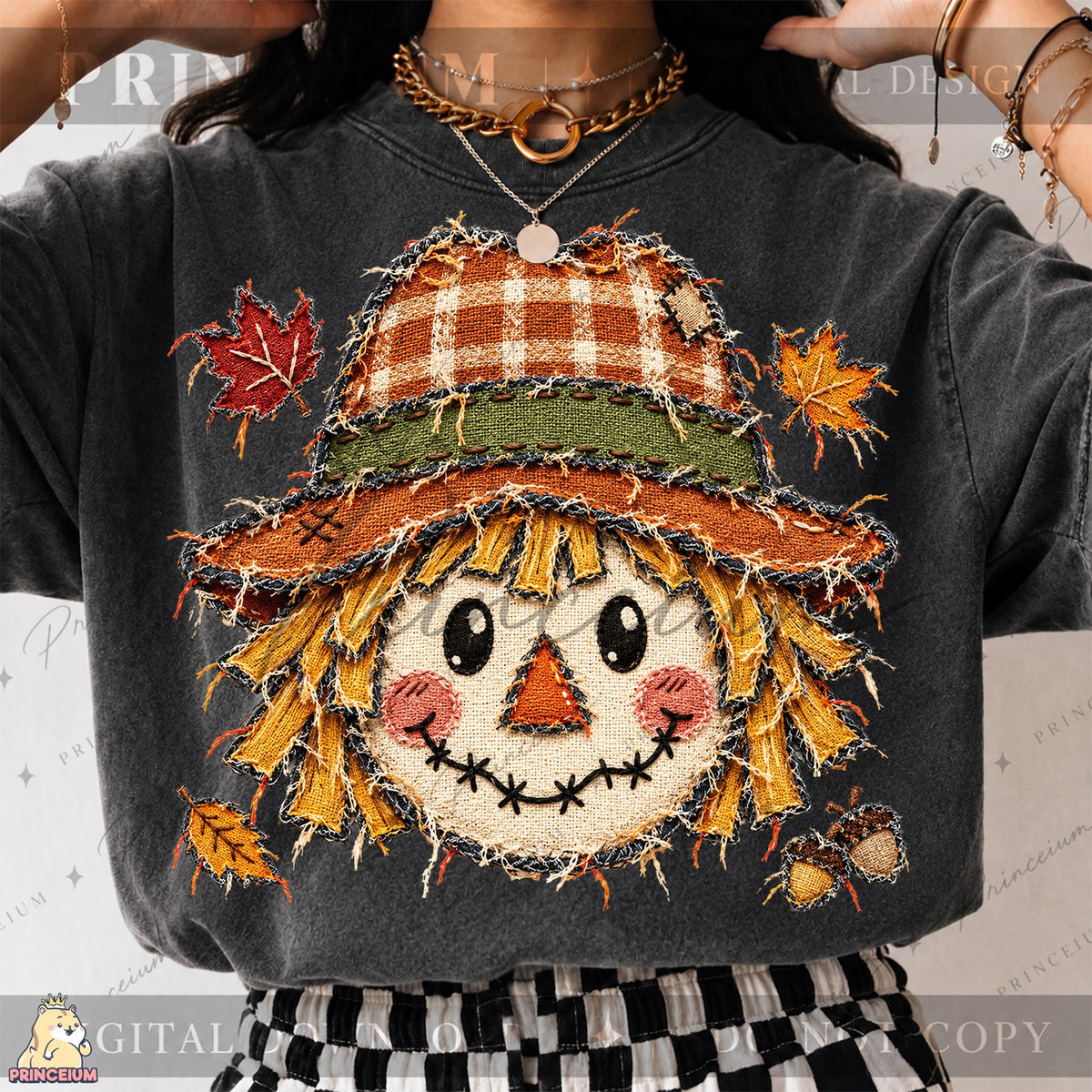Cozy Autumn Scarecrow
