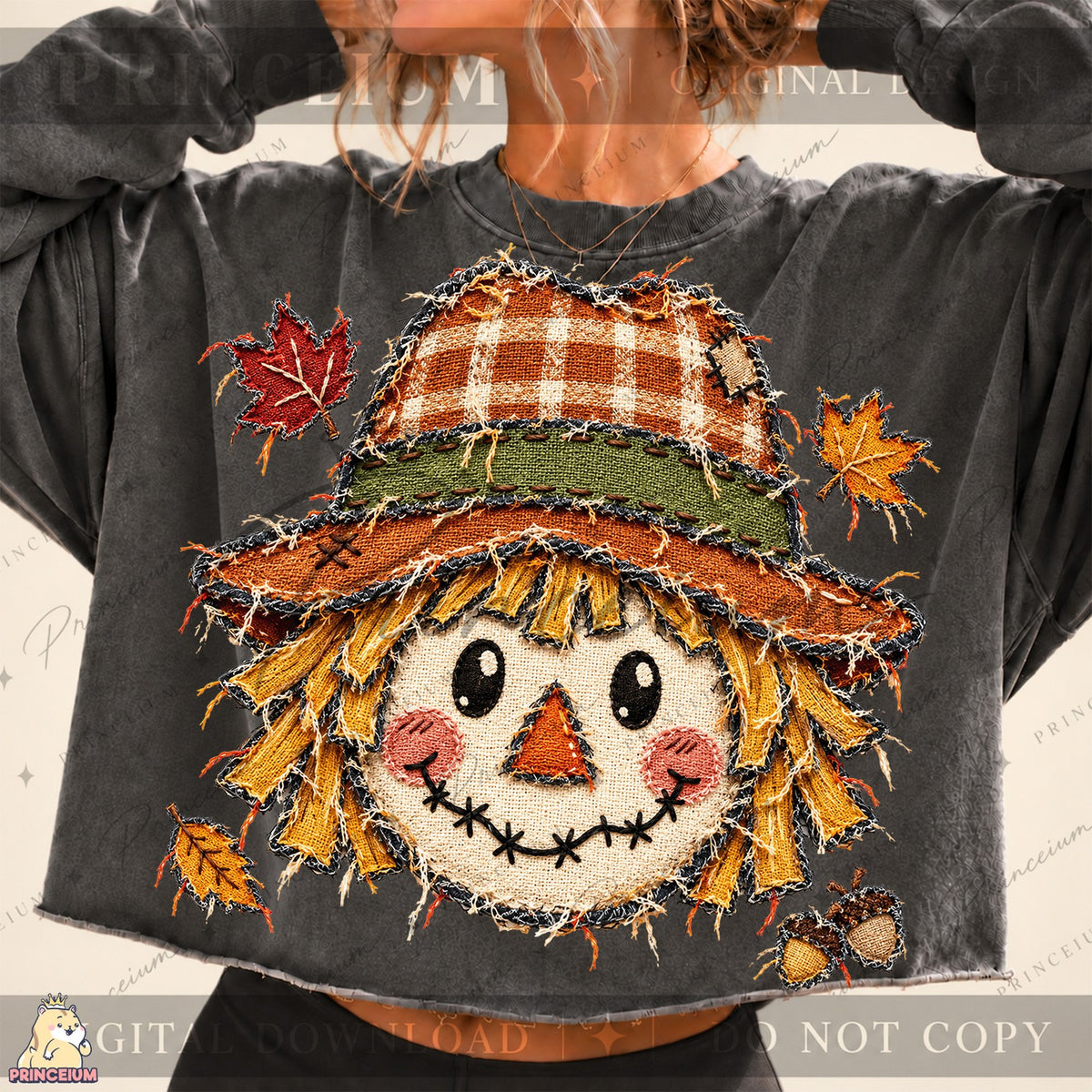 Cozy Autumn Scarecrow