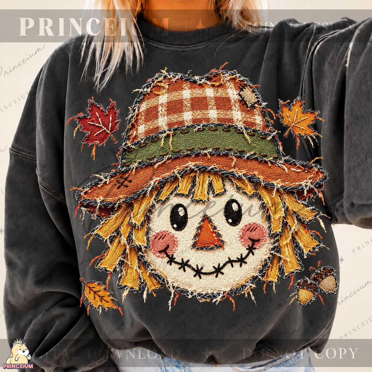 Cozy Autumn Scarecrow