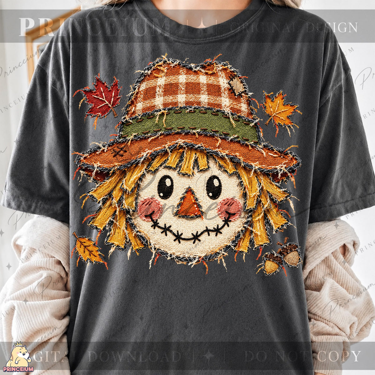 Cozy Autumn Scarecrow