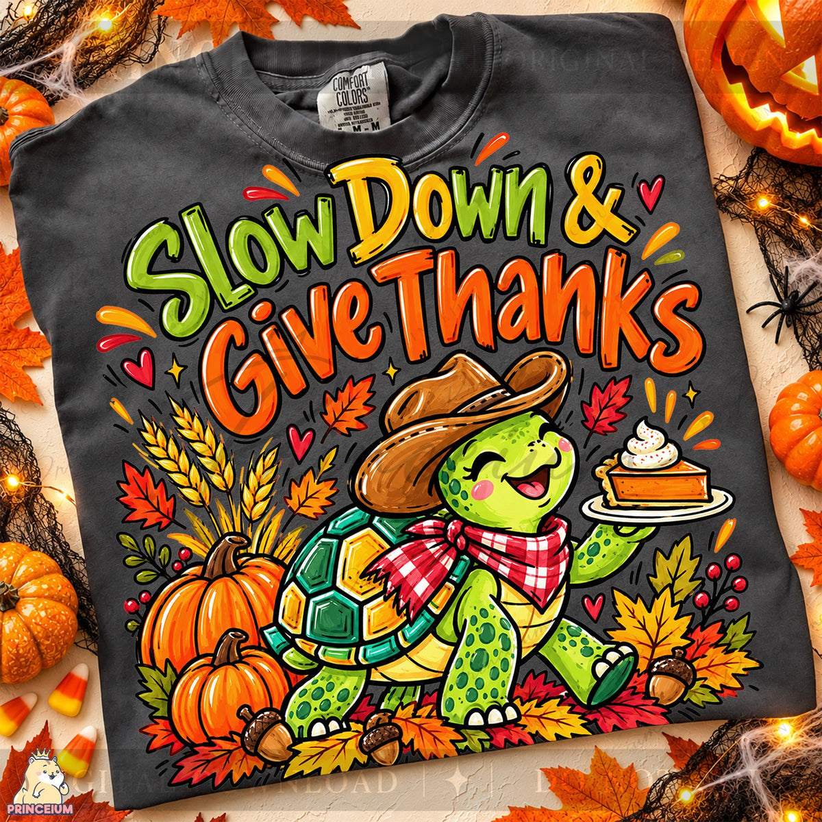 Slow Down & Give Thanks Turtle
