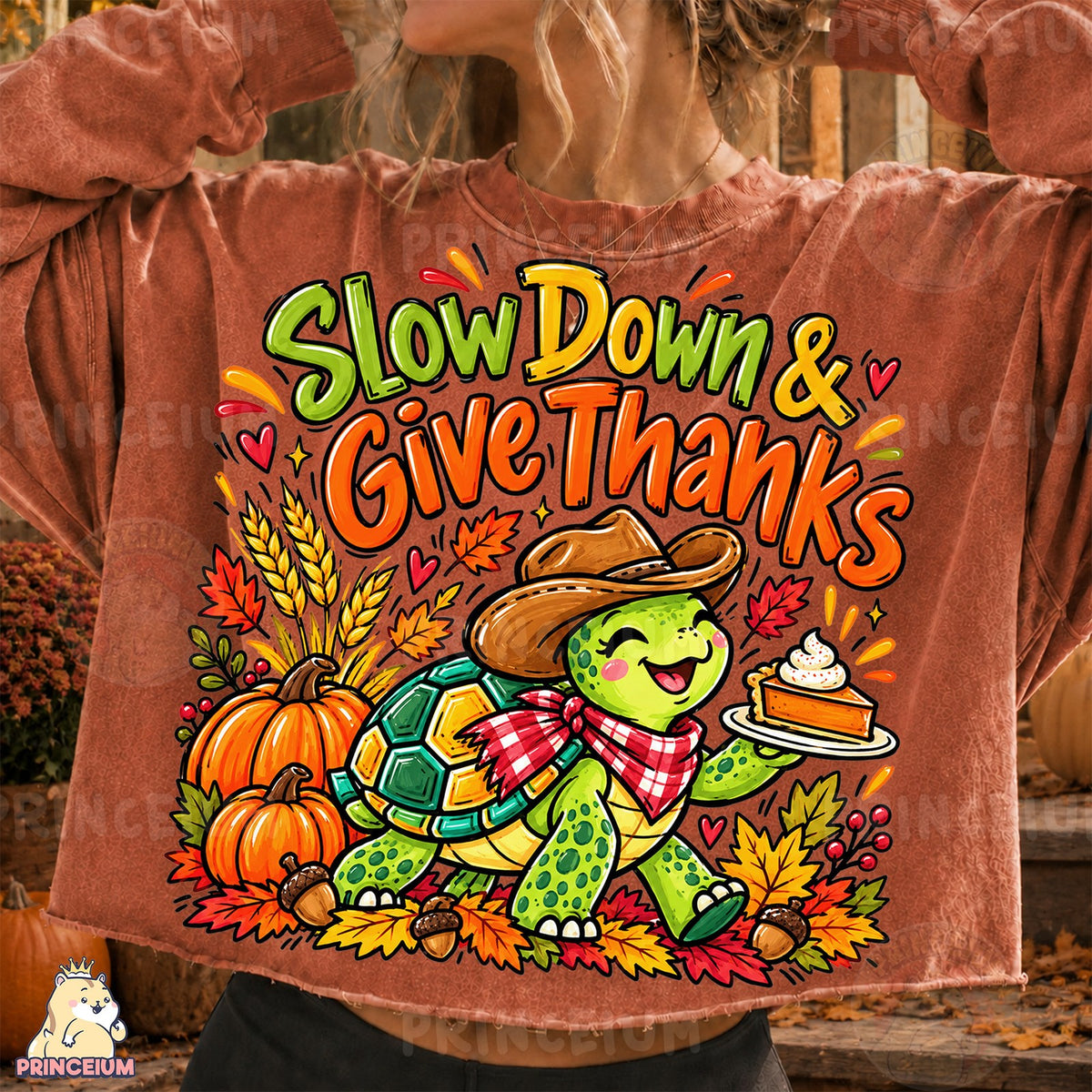 Slow Down & Give Thanks Turtle