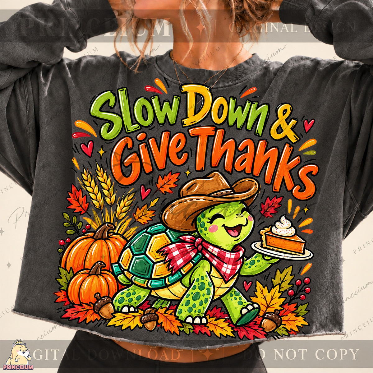 Slow Down & Give Thanks Turtle