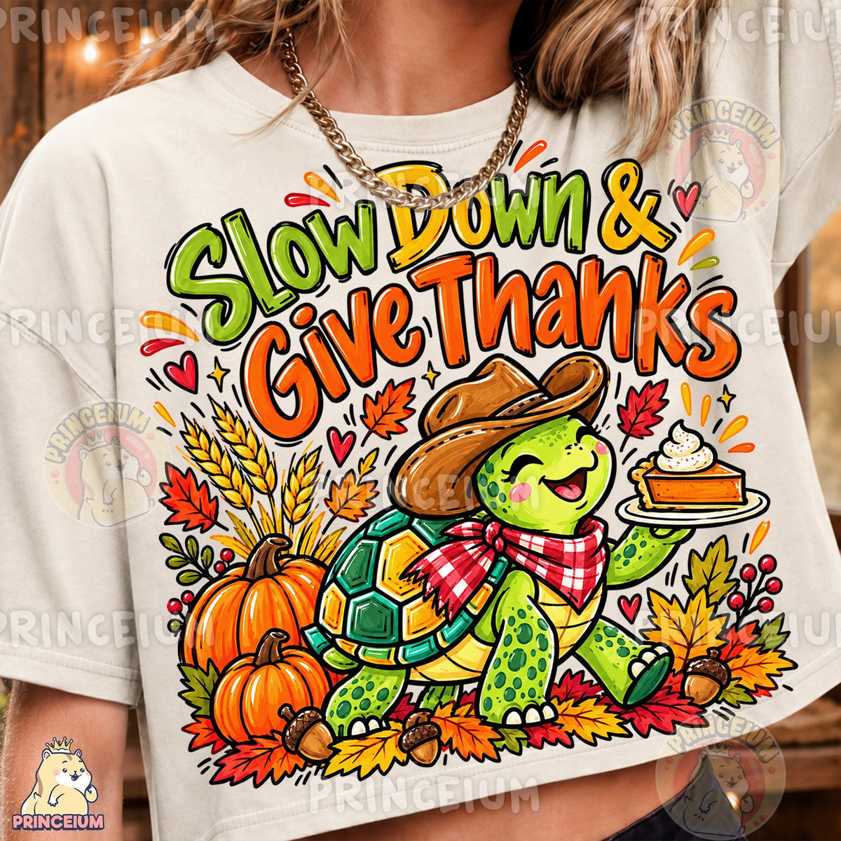 Slow Down & Give Thanks Turtle
