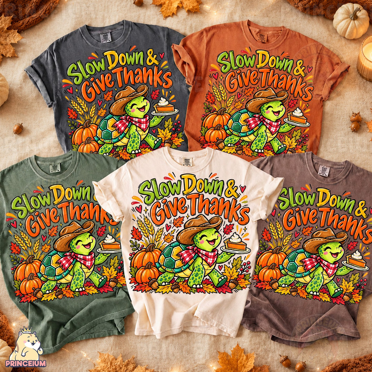 Slow Down & Give Thanks Turtle