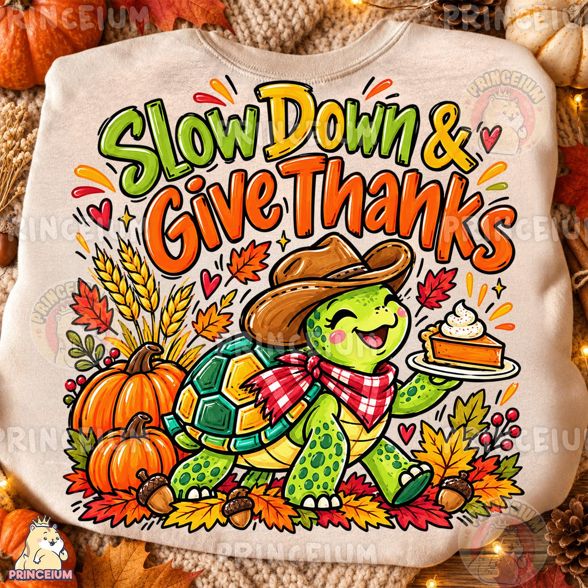 Slow Down & Give Thanks Turtle