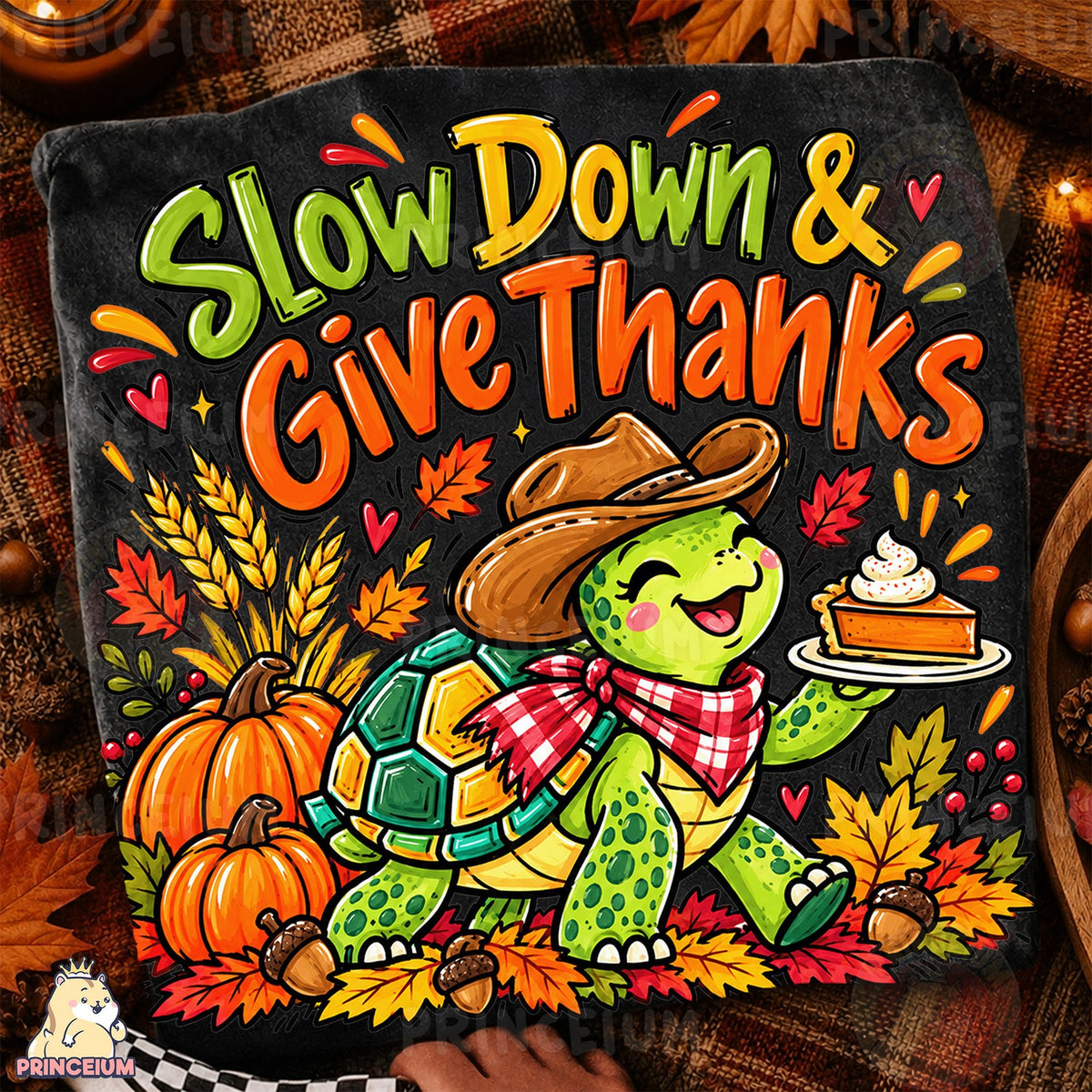 Slow Down & Give Thanks Turtle