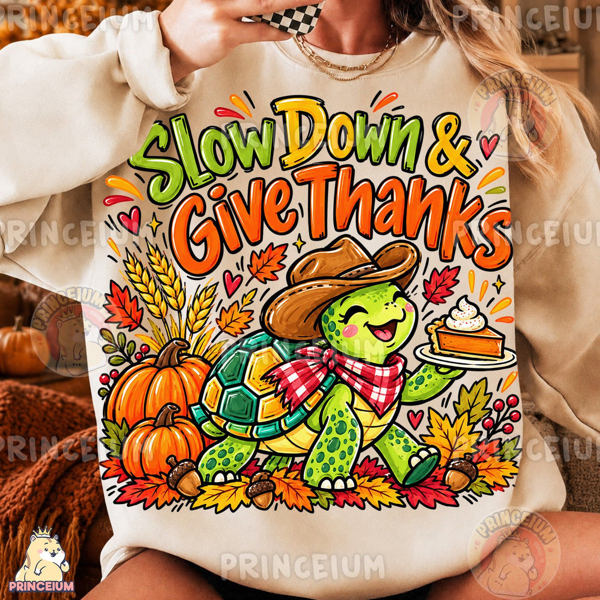 Slow Down & Give Thanks Turtle