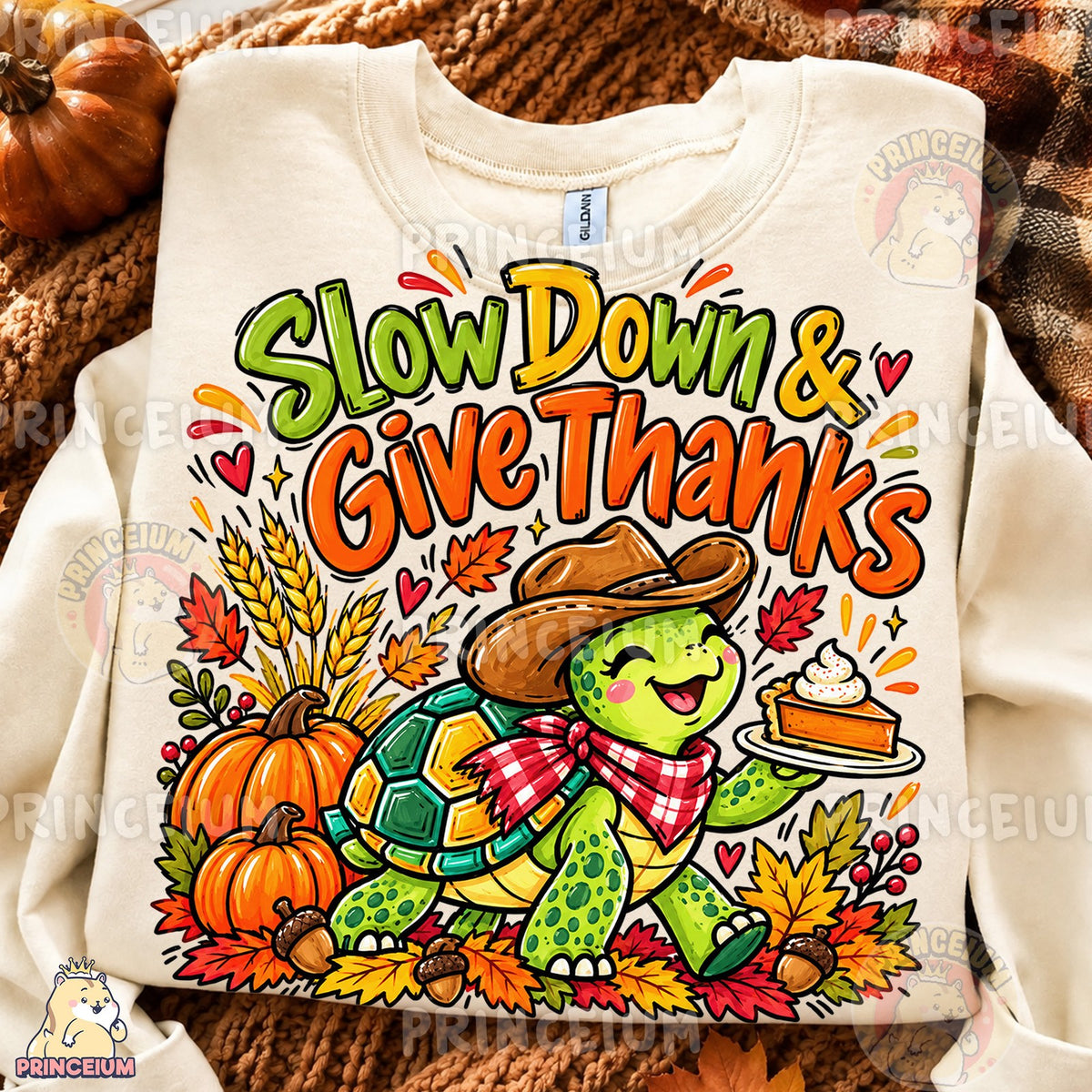Slow Down & Give Thanks Turtle