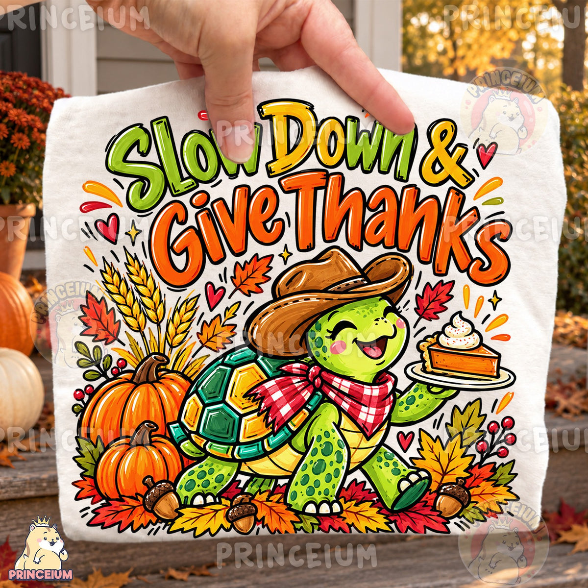 Slow Down & Give Thanks Turtle